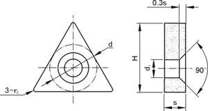 Mecánicamente Sujetos al Suelo Inserta Type 3N