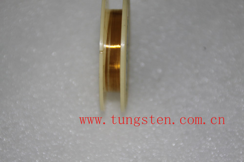 Gold Plated Tungsten Wire Gold Plated Tungsten Wire